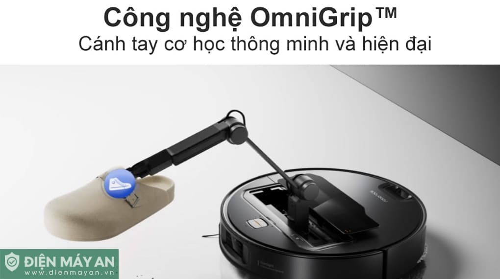 Robot hút bụi lau nhà cánh tay cơ học Roborock Saros Z70 - Đen